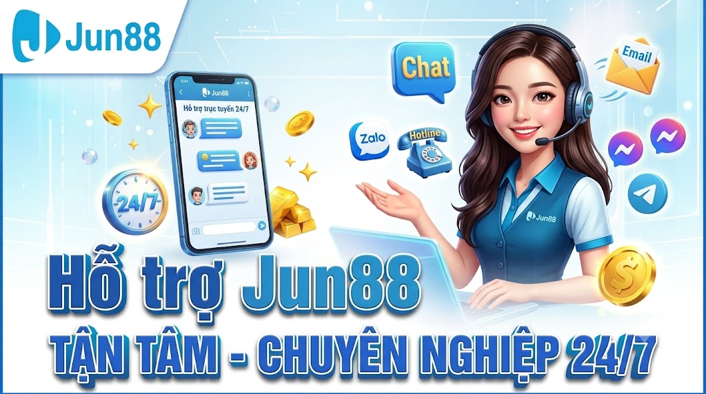 Hướng dẫn hỗ trợ Jun88