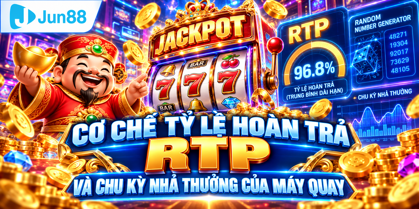 Cơ chế tỷ lệ hoàn trả RTP và chu kỳ nhả thưởng của máy quay
