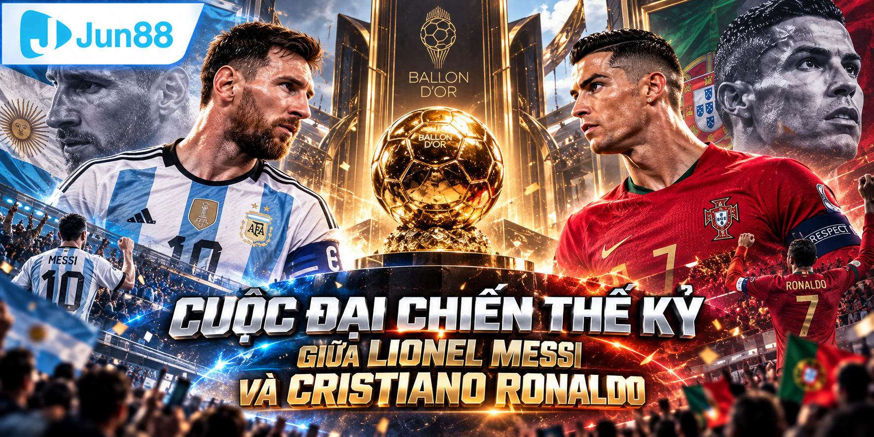 Cuộc đại chiến thế kỷ giữa Lionel Messi và Cristiano Ronaldo